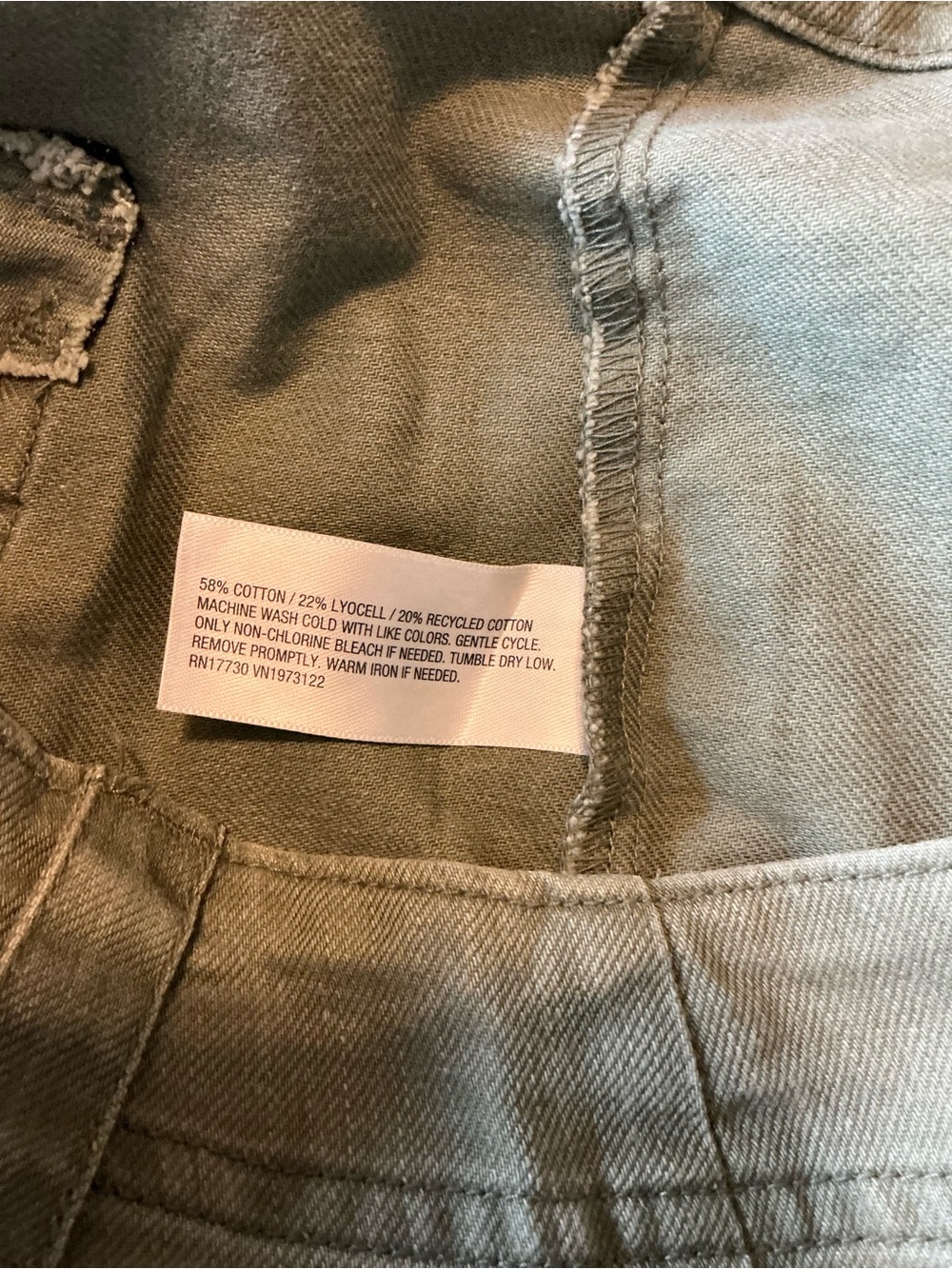 Universal Thread Olive Green High-Rise Wide Leg Jeans - Picture 8 of 8